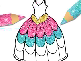 Coloring Book: Dress
