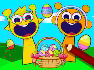 Coloring Book: Sprunki Incredibox Easter