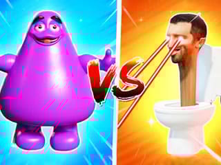 Grimace Vs Skibidi