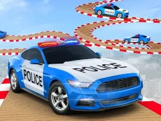 Police Car Stunts Racing
