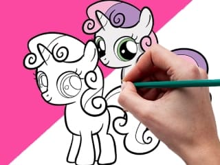 Pony Coloring Book 2