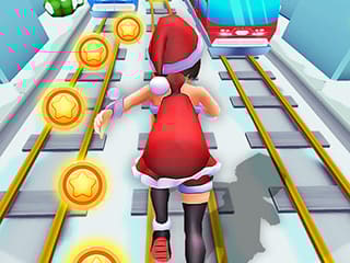 Subway Santa Princess Runner