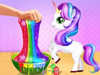 Unicorn Slime Cooking 1